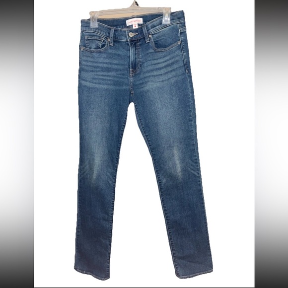 Lucky Brand Women’s Sweet Mid Rise Straight Jeans Blue Denim Regular Fit sz 6 - Picture 2 of 7